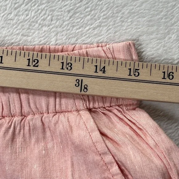 Lou & Grey Crosshatch Soft Stretch Linen Blend Pants Womens M - Picture 8 of 13